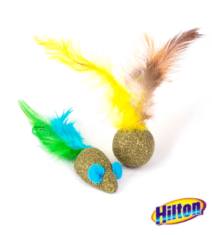 HILTON "Catnip" mänguasi sulgedega, 2 tk