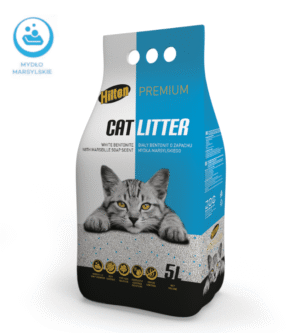 HILTON Premium valge bentoniitkassiliiv Marseille seebiga, 5 L