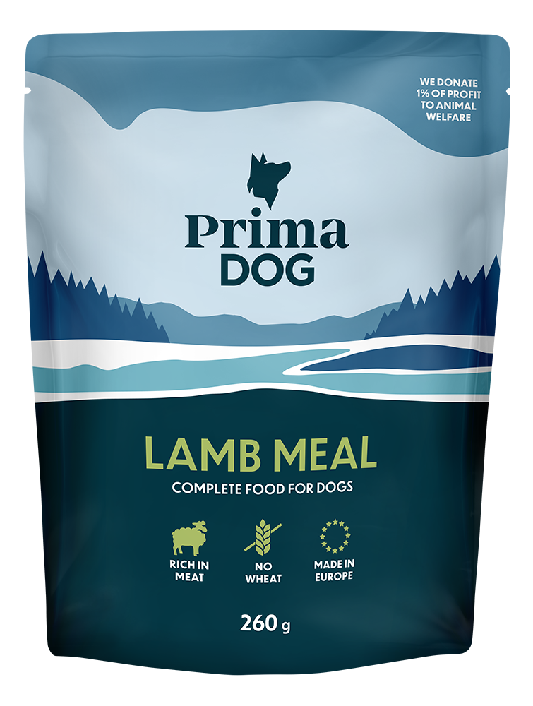 PrimaDog lambaliha märgtoit koertele 260g
