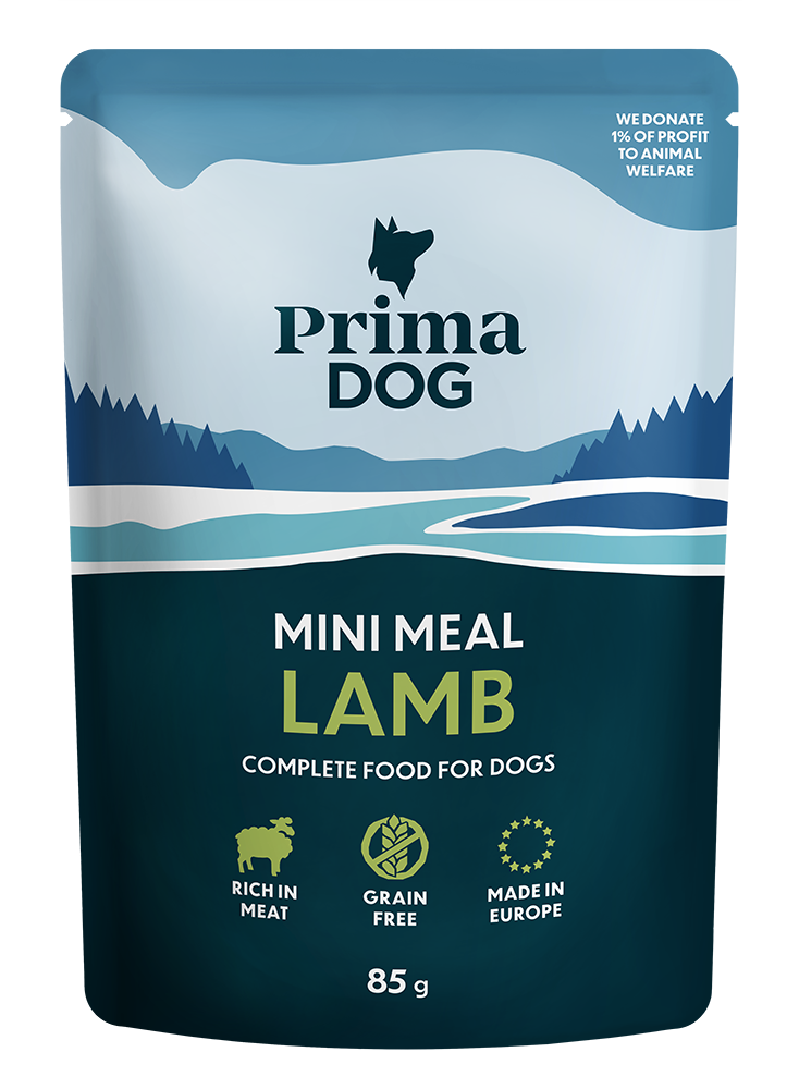 PrimaDog Mini Meal eine lambalihaga 85g