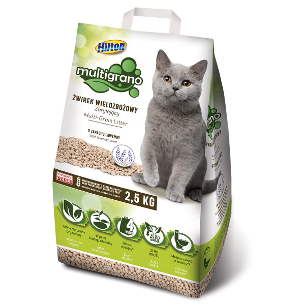 HILTON Multigrain mitmeviljakassiliiv lavendlilõhnaga, 2,5 kg