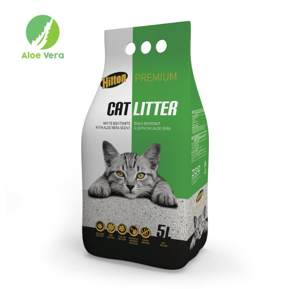 HILTON Premium bentoniitkassiliiv aloe vera lõhnaga, 5 L
