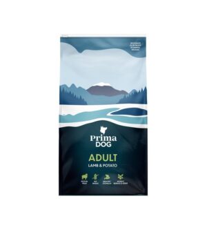 PrimaDog täistoit lammas-kartul kõikidele täiskasvanud koertele 3kg