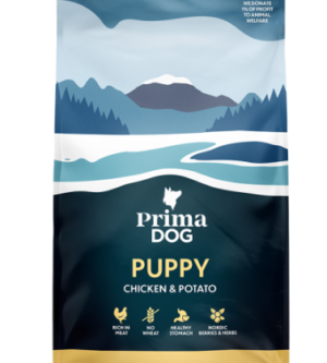 PrimaDog täistoit kutsikatele kana-kartul 3kg