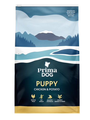 PrimaDog täistoit kutsikatele kana-kartul 3kg