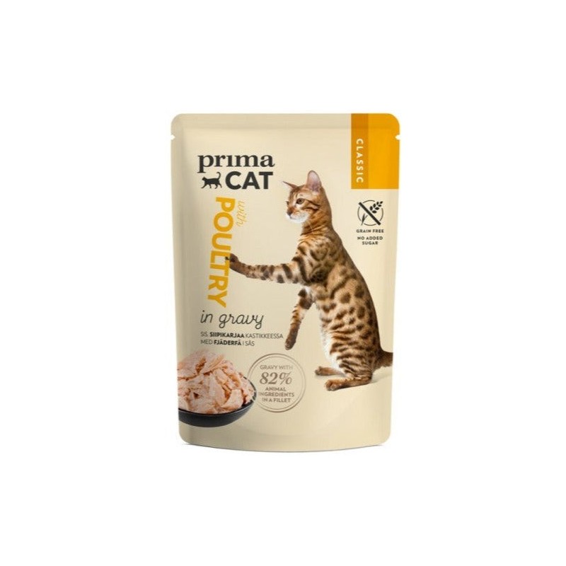 PrimaCat Classic kassieine linnuliha kastmes 85g